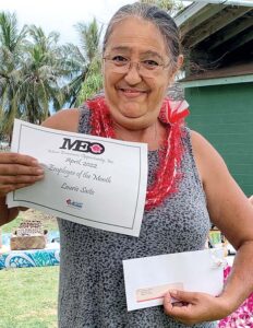 Saito named MEO  Employee of the Month